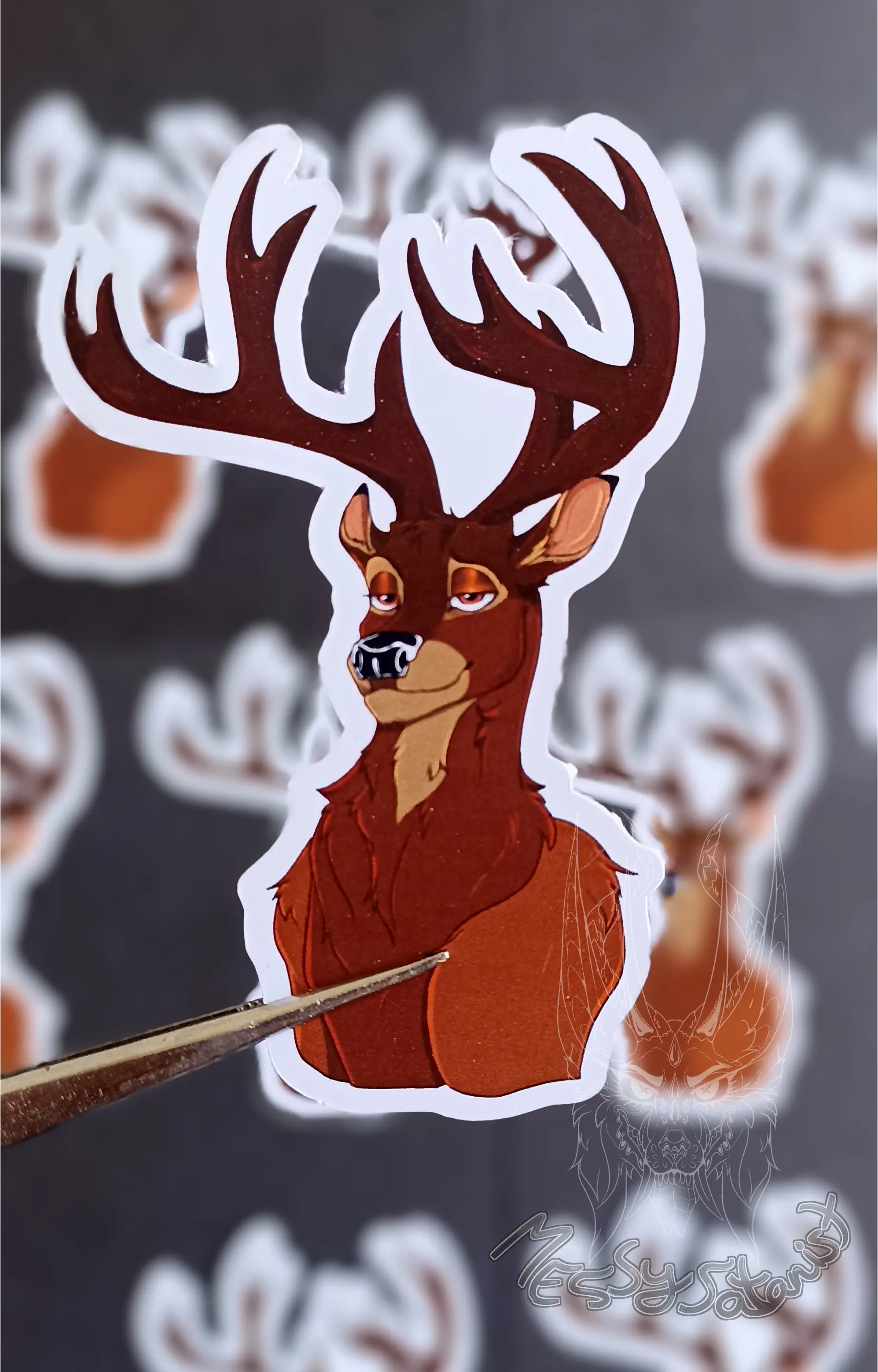 Papa Bambi Sticker