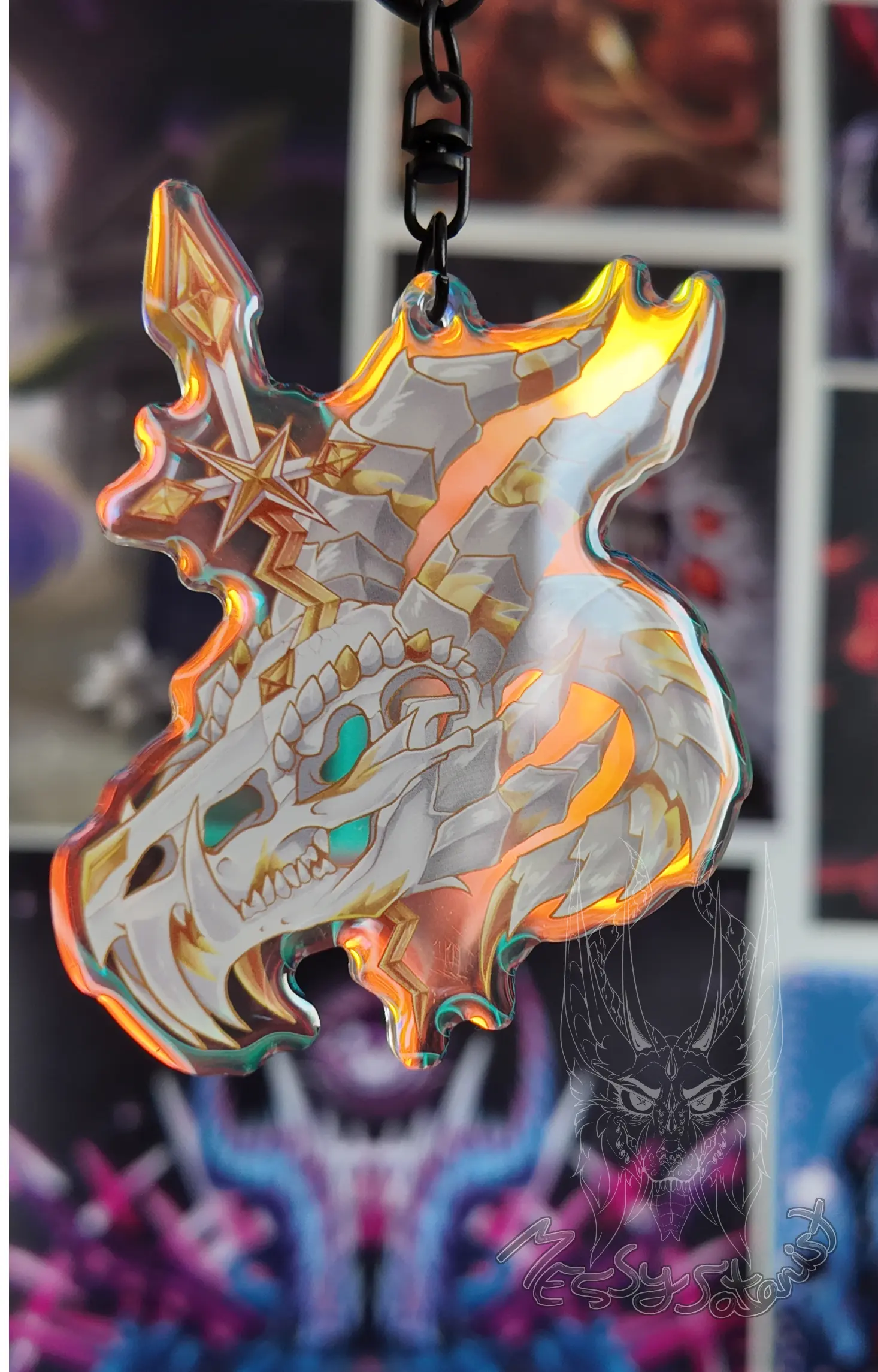 Craneo Dragon Llavero