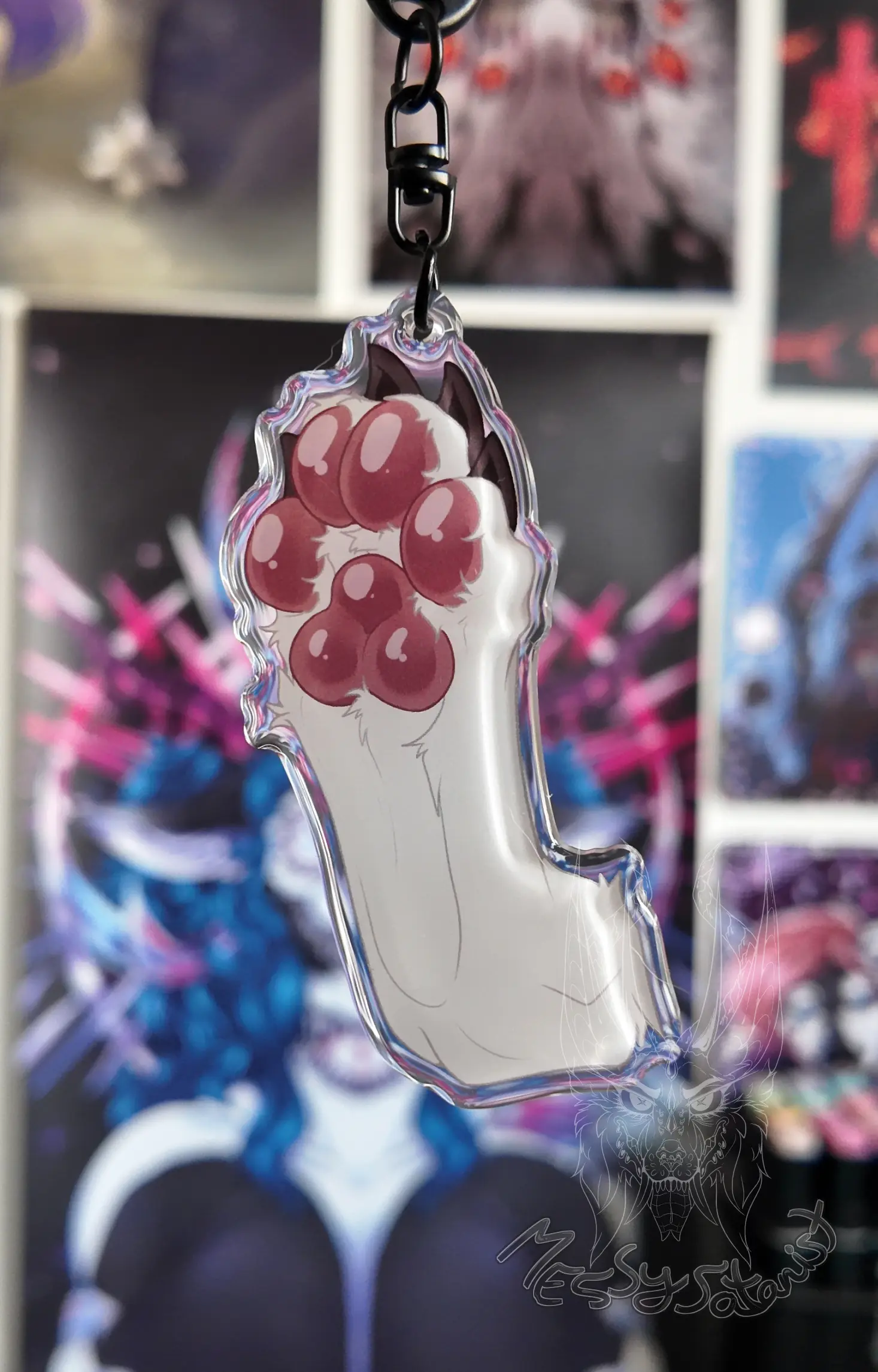 Paw Blanca Llavero