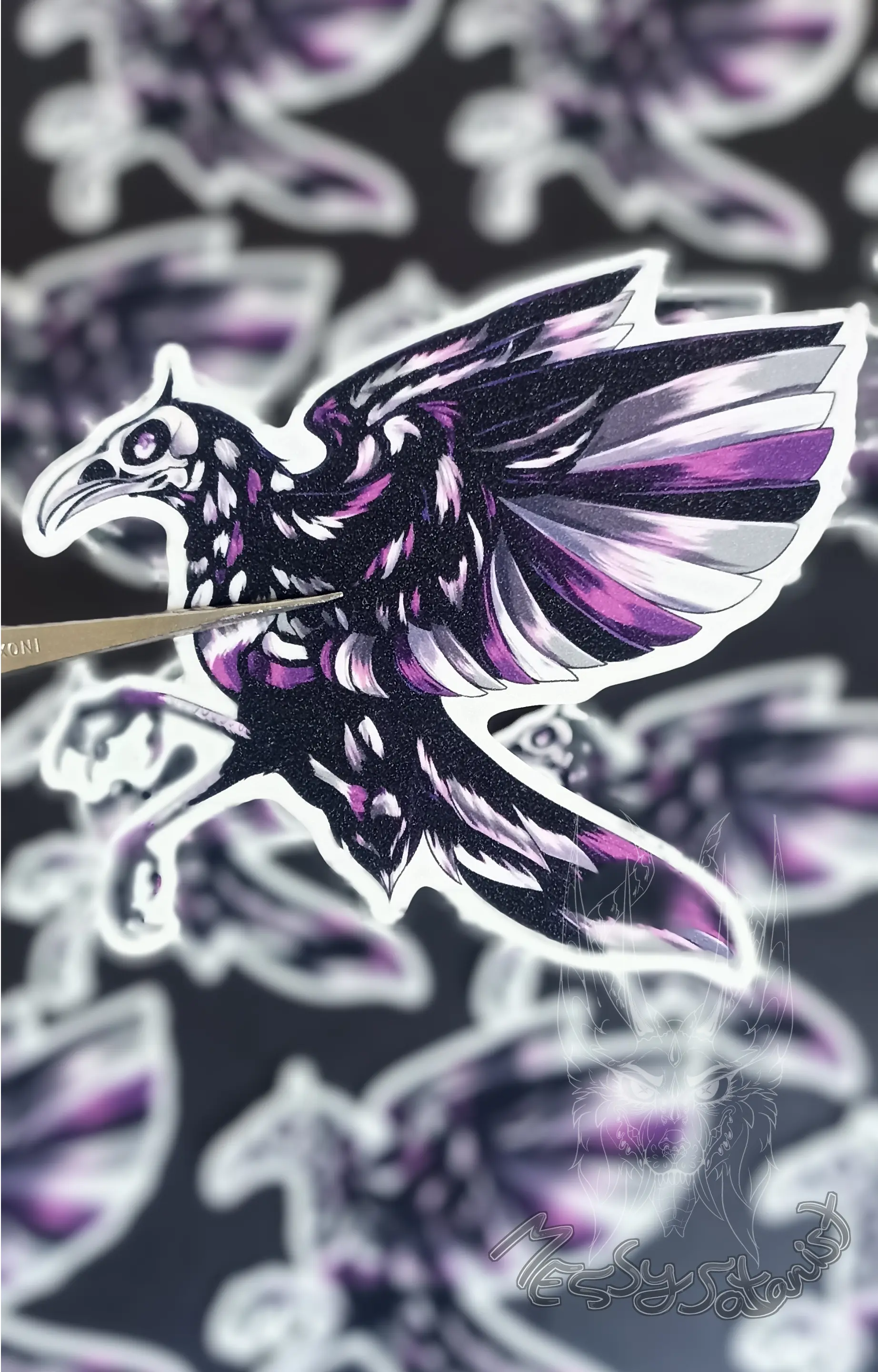 [20000000171] Cuervo Asexual Sticker