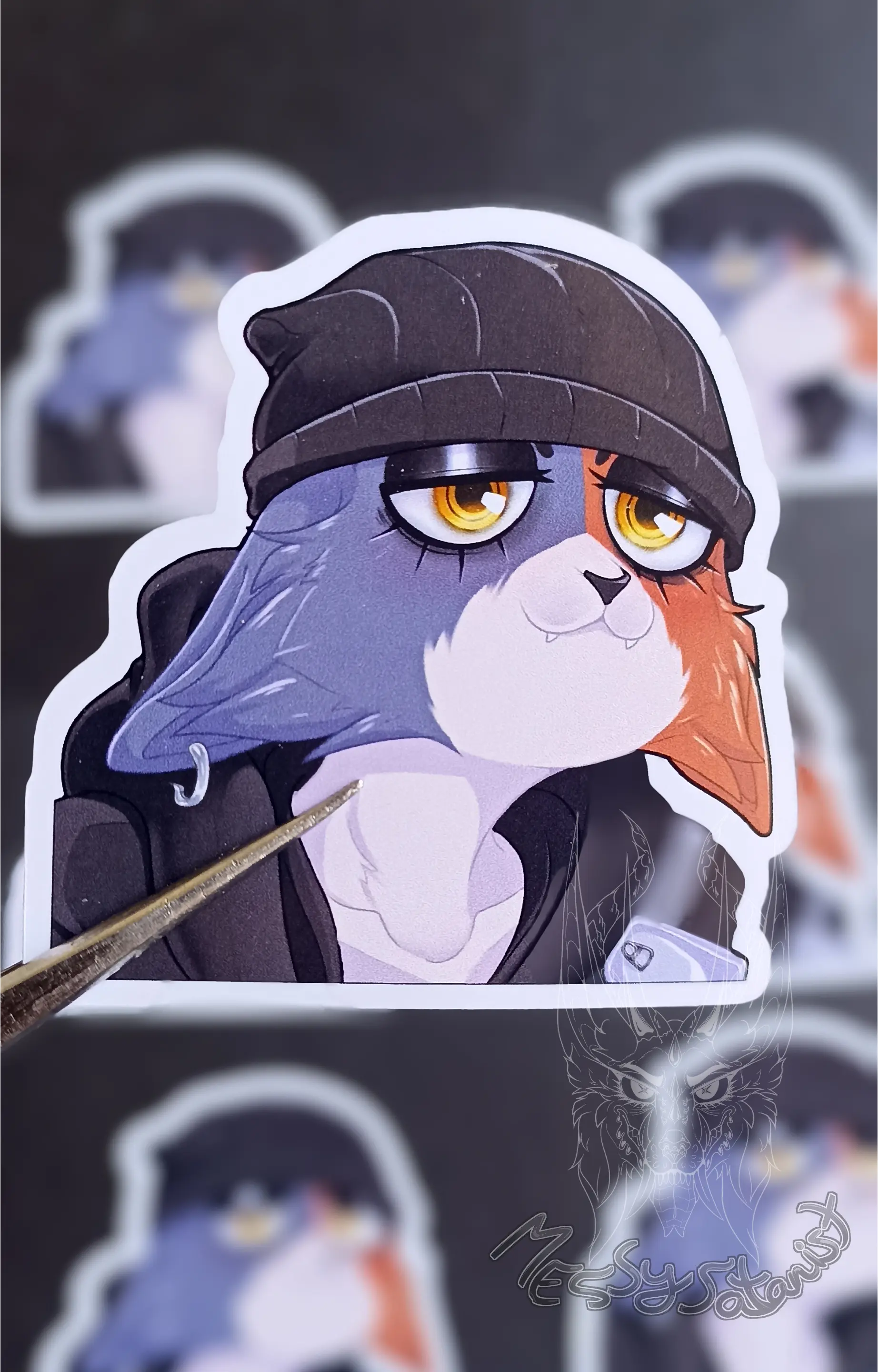 [10000000107] Miaus fornais Sticker