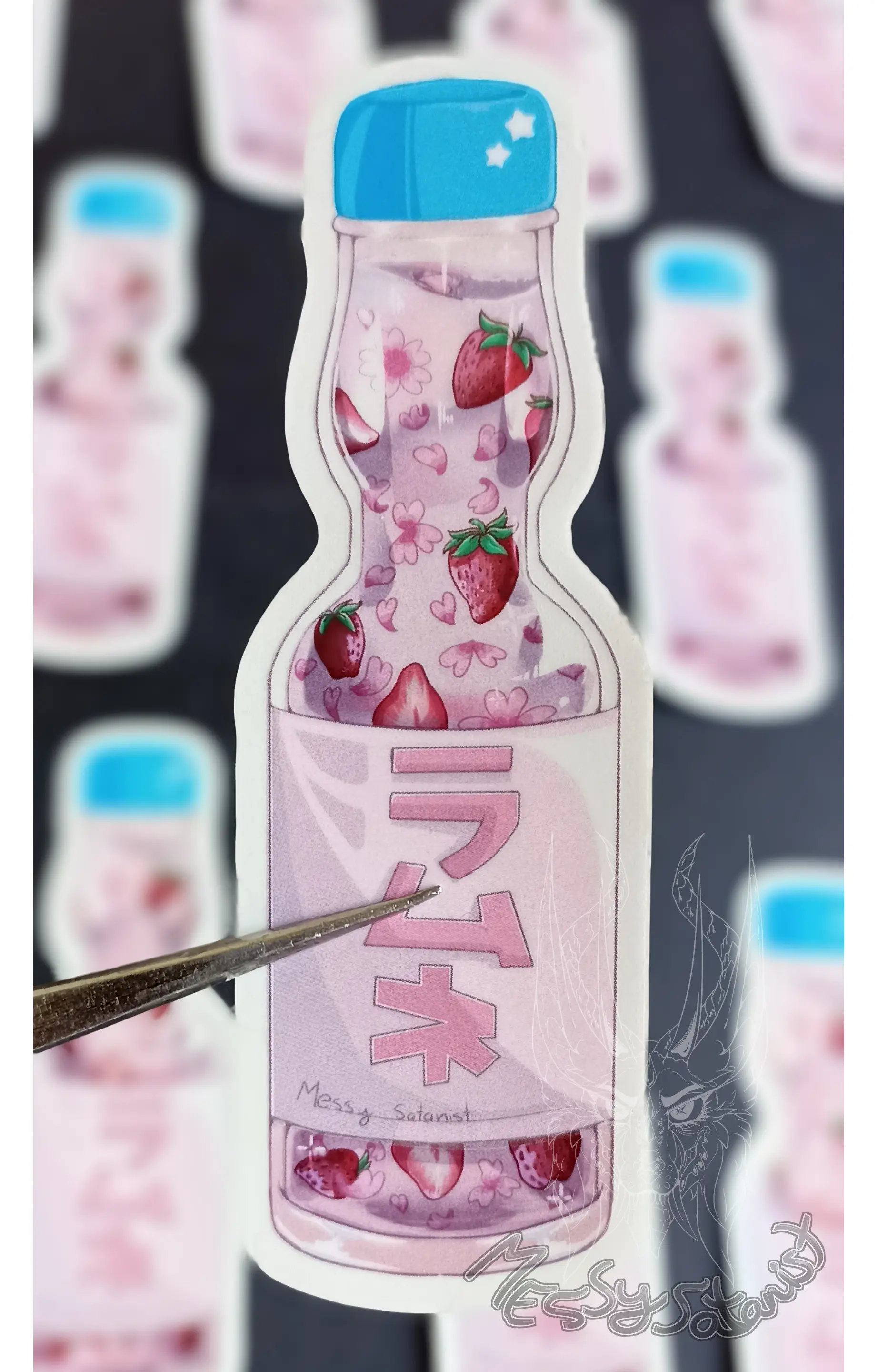 [20000000216] Ramune Cherry Sticker