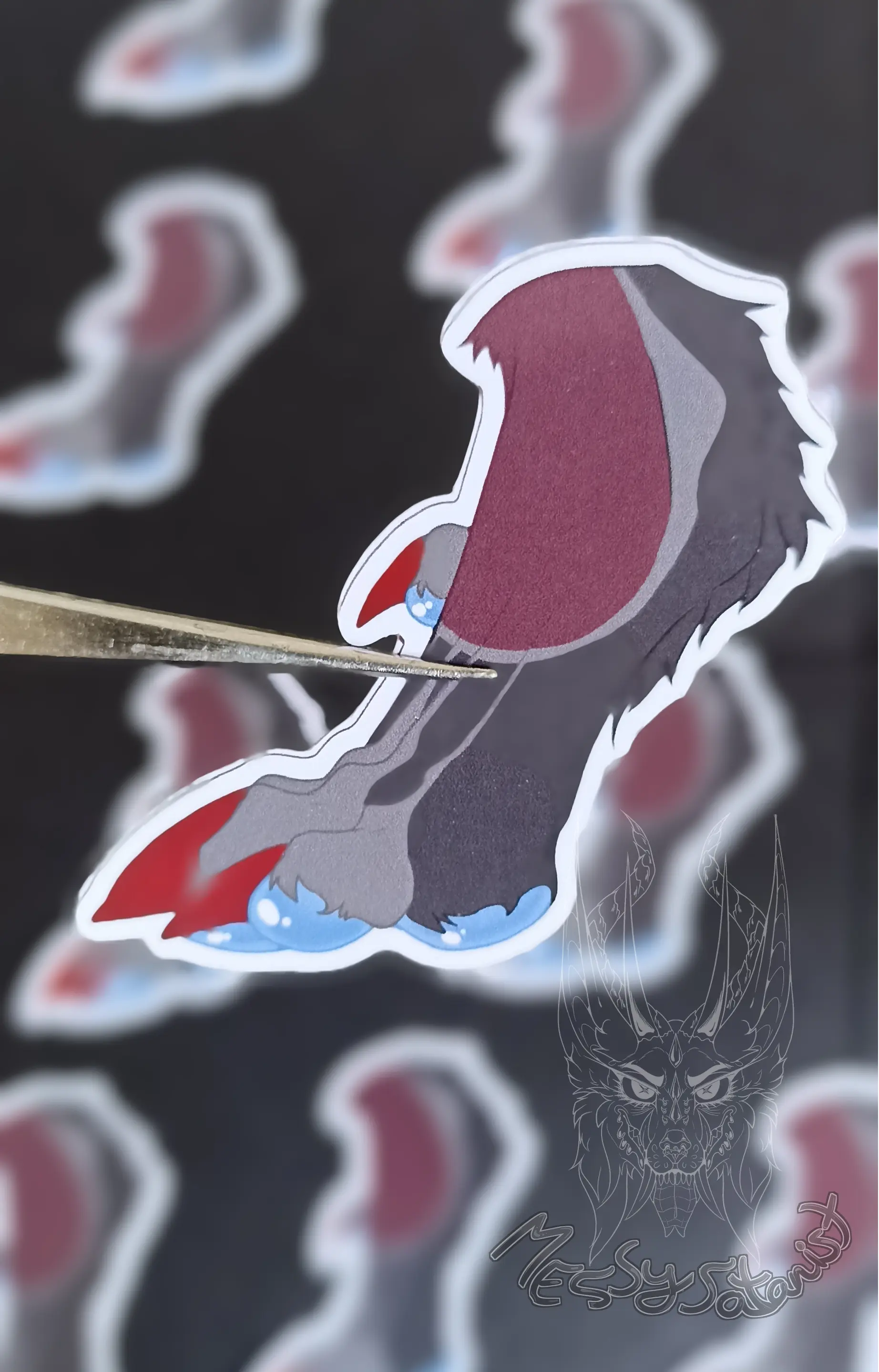 [10000000225] Asmodeus Paw  Sticker