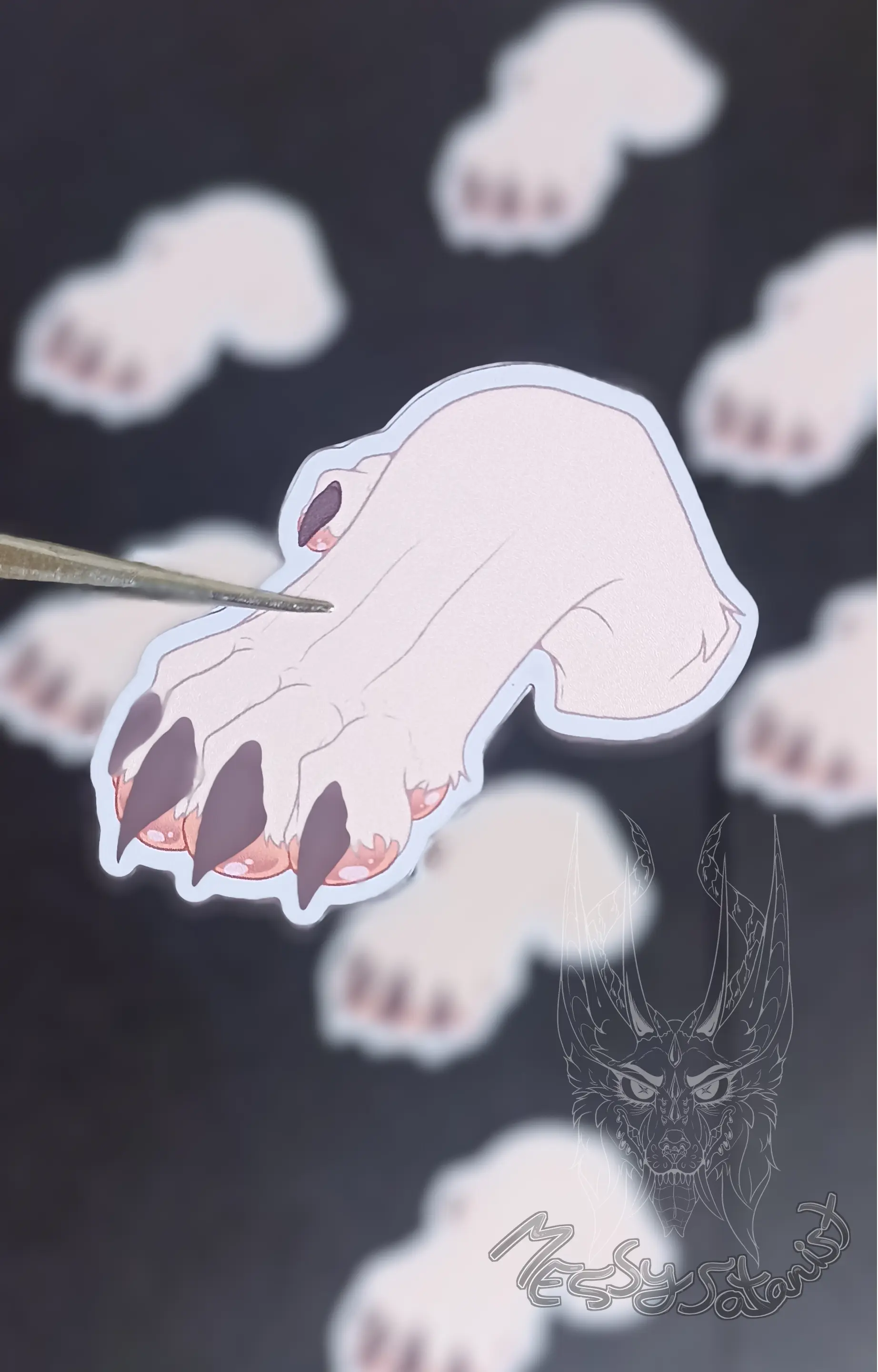 [10000000247] Paw Café Clarito Sticker
