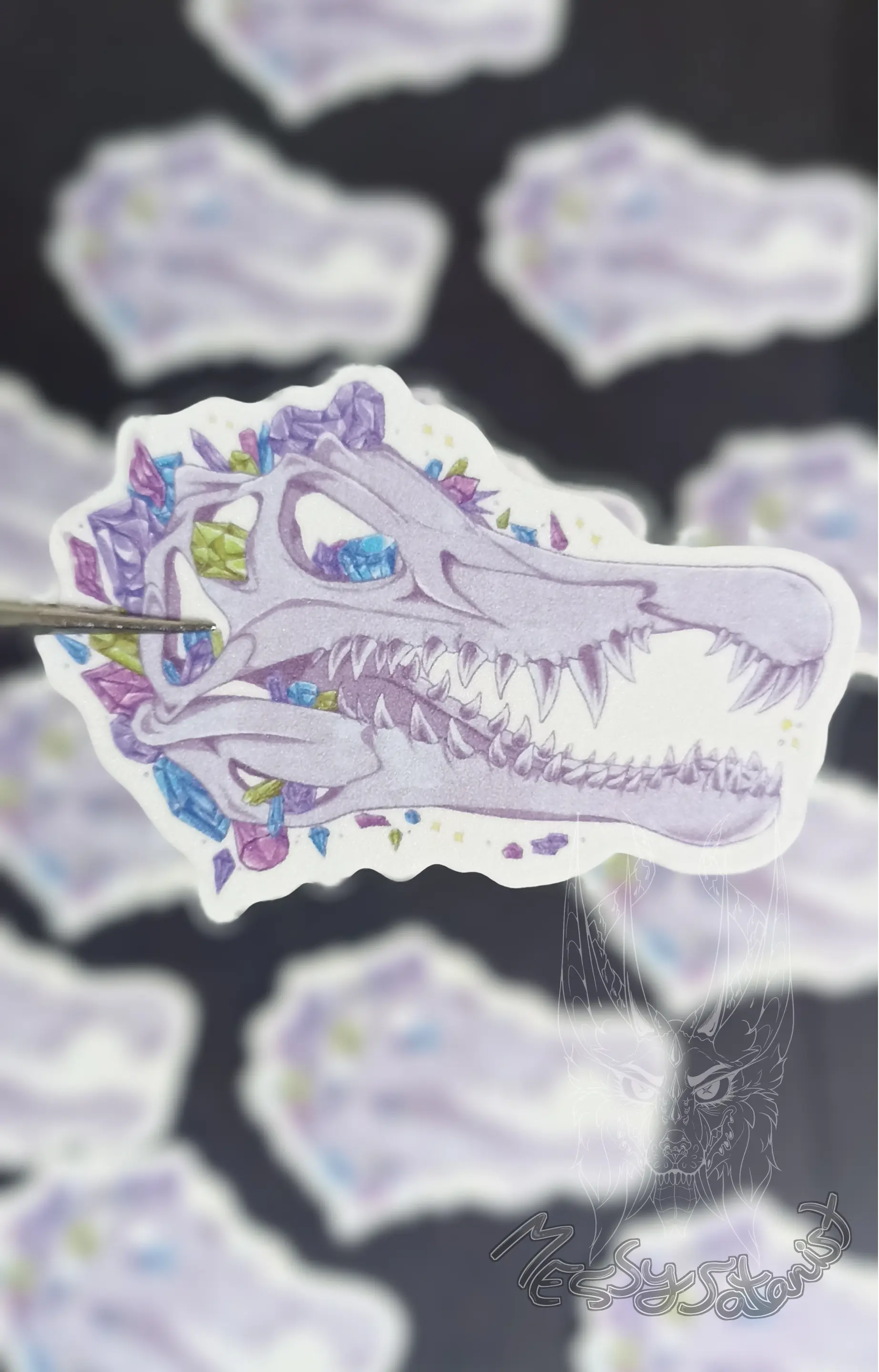[20000000209] Craneo Spino Chico Sticker